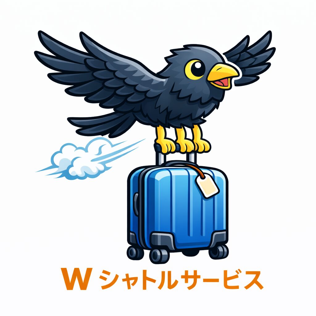 熊野古道の荷物搬送　Wシャトルサービス